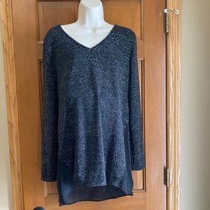 NEW Maternity Holiday Blouse, size Large